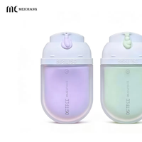 Flacon pompe airless en acrylique 30ml 50ml, contenant cosmétique elliptique pour emballage et stockage de maquillage