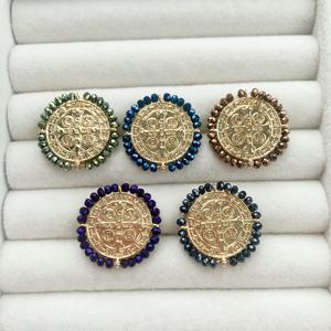 BD-B5163 Multi Christianisme pendentifs pour la fabrication de bijoux pendentifs en or <span class=keywords><strong>et</strong></span> breloques saint Vierge Marie pendentifs pour le bricolage - Product Image 4