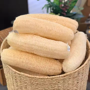 Éponge naturelle en loofah, compatible lave-vaisselle, antiadhésive, brosse de nettoyage multifonctionnelle pour la cuisine, 20-29 cm - Product Image 5