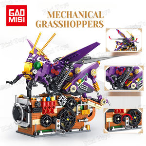 GaoMiSi T2101 Serie Insectos, Juguete Educativo de Mantisa Mecánica para Armar, Bloques de Construcción, Regalo Decorativo para Niños y Niñas - Product Image 3