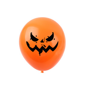 Fournitures de décoration pour fête à thème Halloween : ballon en latex effrayant, sanglant, motif Ghostface, chauve-souris et main ensanglantée - Product Image 4