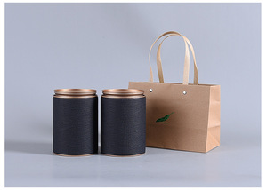 קופסאות תה גליליות מנייר, עם הטבעה בהתאמה אישית, מכסה ברזל, ידידותיות לסביבה, ניתנות למחזור, עמידות בפני לחות. - Product Image 6