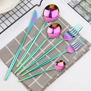 Bán buôn Bồ Đào nha gương đánh bóng Flatware Set thiết lập dao kéo Set kim loại thép không gỉ Bộ đồ ăn đám cưới - Product Image 6