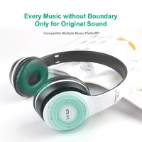 Diskon besar OEM multi-warna dapat disesuaikan Audifonos Headset Gaming Handsfree Top terlaris Earphone headphone nirkabel
