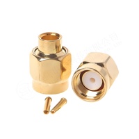 Composant électronique BNC N SMB TNC MCX MMCX Prise coaxiale RF 50 ohms plaquée or Connecteur femelle Push-Pull