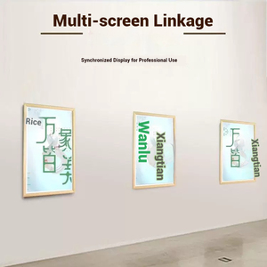 21.5-86 Inch Trong Nhà Thông Minh Khung Tv Thư Viện Nghệ Thuật Tư Nhân Bảo Tàng Anti-Glare Matte <span class=keywords><strong>LCD</strong></span> Khung Ảnh Kỹ Thuật Số Cho Sân Bay Trung Tâm Mua Sắm - Product Image 5