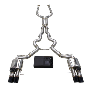 Système de tuyaux d'<span class=keywords><strong>échappement</strong></span> Catback pour BMW M5/M6 F06/F10/F12/F13 4.4TT 2012-2016 Silencieux de tuyau de commande de soupape d'<span class=keywords><strong>échappement</strong></span> en acier inoxydable - Product Image 1