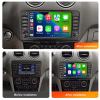 Écran tactile 9 pouces Android 13 Car Play Android Auto Navigation Gps pour Mercedes-benz Ml W164 ML350 Gl X164 Autoradio