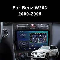 Autoradio multimédia Android 12.0, lecteur vidéo, navigation GPS pour Mercedes Benz W203 2000-2005