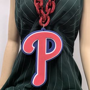 Colliers en mousse EVA 3D avec logo d'équipe de baseball <span class=keywords><strong>MLB</strong></span> en gros, grand fan, style hip-hop, bijoux de mode, pendentif New York Yankees - Product Image 5