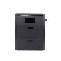 Système de stockage d'énergie solaire pour balcon IP65, compatible réseau et hors réseau, 2.5KWH 5KWH 10KWH, avec batterie LiFePo4 empilable et onduleur 2400W