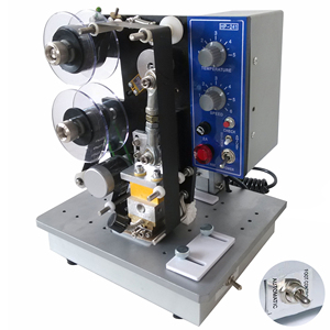 Machine de marquage à chaud semi-automatique compacte à prix compétitif pour sacs, canettes et emballages plastiques - Product Image 3
