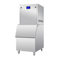 Machine à glaçons en flocons en acier inoxydable 300 kg/24h avec couvercle de protection, rendement élevé, faible consommation, silencieuse