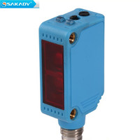 SAKADY miniatur optik fotolistrik, seri GL25 10cm DC 24V NPN PNP Proximity Sensor optik fotolistrik
