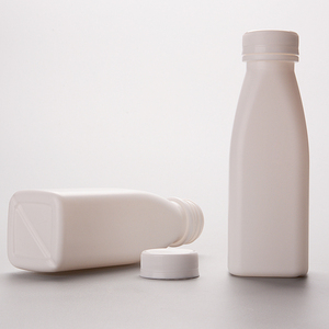 <span class=keywords><strong>Bouteille</strong></span> de lait en HDPE de qualité alimentaire blanche de 330 ml avec bouchon à vis, récipient pour lait frais, lait <span class=keywords><strong>d</strong></span>'avoine, yaourt, boisson, prise en charge de la personnalisation du logo OEM - Product Image 1