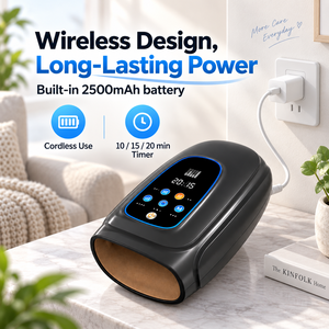 Masajeador de Manos Portátil Inalámbrico, Dispositivo de Masaje de Palma con Calor, Compresión, Bolsa de Aire y Vibración, Herramienta para el Cuidado de las Manos - Product Image 1