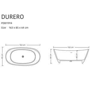 Baño compuesto de piedra de resina para bañera de terrazo - Product Image 3