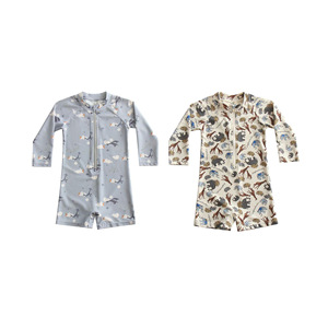 Nouveau design Maillots <span class=keywords><strong>de</strong></span> <span class=keywords><strong>bain</strong></span> pour garçons à manches longues à séchage rapide avec protection UV et imprimé animal <span class=keywords><strong>de</strong></span> dessin animé pour la natation quotidienne - Product Image 2