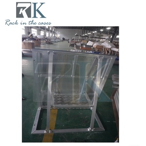 Barrière de contrôle des foules antirouille à prix d'usine, barrière de sécurité pour concerts, clôture de contrôle des foules à vendre - Product Image 5