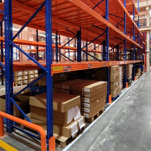 Rayonnages d'entrepôt en acier laminé à froid robuste à 5 niveaux personnalisés Zhongcang, rayonnages à palettes, rayonnages modulaires, rayonnages de stockage mobiles - Product Image 1