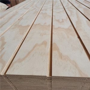 Contreplaqué de pin rainuré en <span class=keywords><strong>V</strong></span> de 9 mm, 4x8 pieds, pour extérieur, design chinois, anti-corrosion, résistant au feu, qualité supérieure - Product Image 3