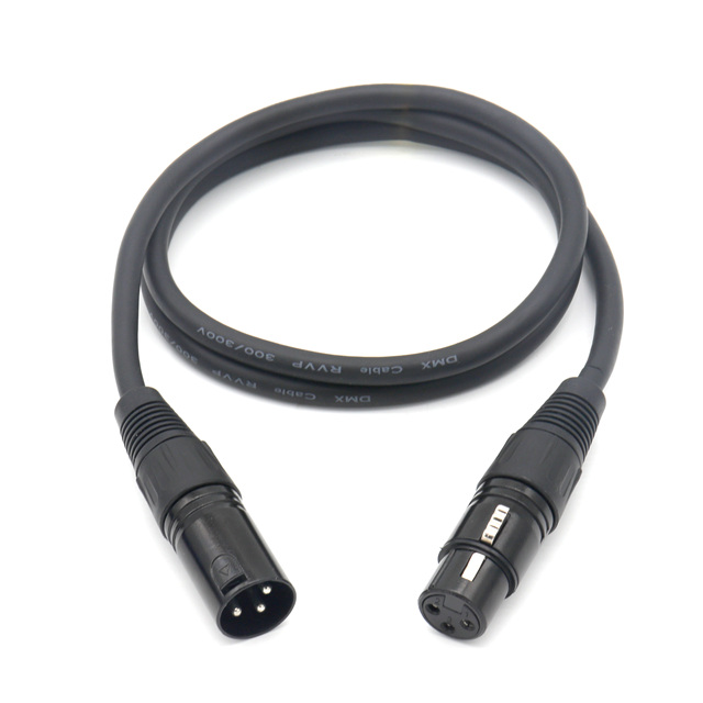 Wholesale 3 Pin 5 Pin DMX Hybrid Power Cable Waterproof IP68 DMX 512 Lightening Cable for Lighting