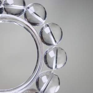 Bán Buôn Giá Pha Lê Thủ Công Mỹ Nghệ Chữa Bệnh Tự Nhiên Đá Thời Trang <span class=keywords><strong>Bangle</strong></span> Đính Cườm Đá Quý Tinh Thể Màu Trắng Vòng Đeo Tay 12Mm Cho Quà Tặng - Product Image 6