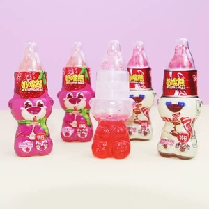 Vente en gros Sucette saveur fruit fraise Ours bonbon dur saveur cola bonbons coulants - Product Image 5