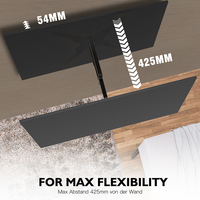 Support mural pour téléviseur à écran plat Charmount, pivotant à 360 degrés, orientable, pour écrans plats