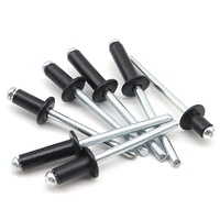 Rivets aveugles en acier et aluminium peints en couleur, norme DIN CLASSE 4, tête ronde de 3/8 po, fournisseur chinois à prix compétitif