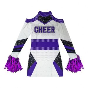 Nouvelle Collection 2026 : Tenue de Cheerleading Extérieure pour Filles, Uniforme de Danse pour Femmes, Costume de Pom-Pom Girls pour Football - Product Image 5