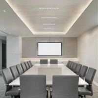 Spot encastré LED moderne à grille, design anti-éblouissement, boîtier en aluminium durable, éclairage d'ambiance pour maison et bureau, indice de protection IP20, dimmable