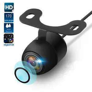 HD gece görüş araç arka görüş kamerası 170 derece ters park kamerası su geçirmez CCD LED otomatik yedekleme monitör evrensel