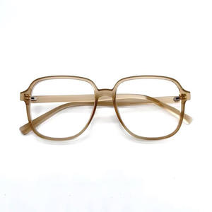 Montures de lunettes rectangulaires Qianai, monture intégrale, verres PC, protection anti-lumière bleue, unisexe, grande taille S5 399 - Product Image 5