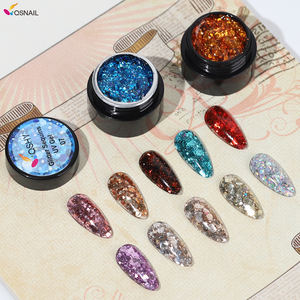 เจลทาเล็บสีสันสดใสแบบ DIY กลิตเตอร์30สีเจลทาเล็บเจลทาเล็บขนาด5กรัมพร้อมเลื่อม - Product Image 1