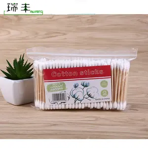 Hisopo de algodón estéril desechable para uso diario, personalizado, venta al por mayor, China