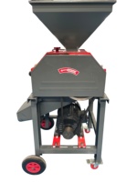 Nouvelle machine à casser les grains en acier inoxydable, à moteur essence, pour le broyage du maïs et du malt, destinée à l'alimentation du bétail, capacité de 6 tonnes par heure