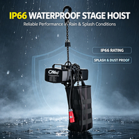 Polipasto Eléctrico para Escenario Sudamericano, Impermeable, para Exteriores, de 1 Tonelada, Motor Eléctrico para Escenario de 500 kg, Polipasto de Cadena con Soporte para Escenario