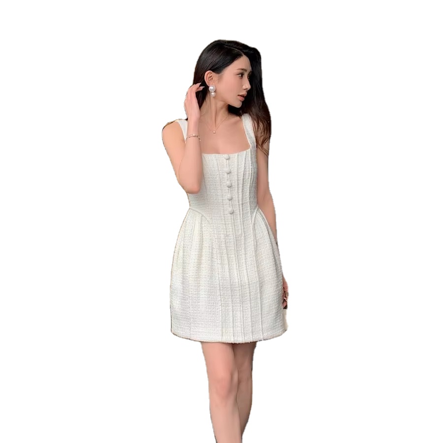 melt the lady stand collar mini dress