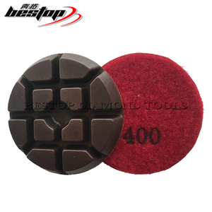 <span class=keywords><strong>3</strong></span> Inch Tyfoon Koperen Binding Diamant Vloer Polijstkussen 10Mm Dikte Aanpasbaar Oem Schuurkussen - Product Image 2