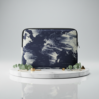Sac pour ordinateur portable en néoprène avec poche zippée, housse de protection antichoc