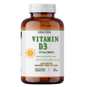 Organik vejetaryen kemik yoğunluğu Vitamin D3 K2 Supplements5000iu & 10000iu kalsiyum tabletler yetişkinler ve gençler için - Product Image 2