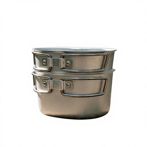 DF52 1.5L Aluminum Stackable <b>Cups</b> Portable Stackable Storage Containers Outdoor Camping <b>Picnic</b> Drinking <b>Cups</b> - Product Image 6