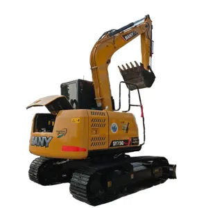 Sany SY75C Pro Crawler Excavator 7 Ton, penggali kecil dengan mesin andal pompa roda gigi