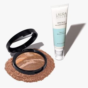 Laura geller แป้งรองพื้น New York Balance-N-Brighten Tan + spackle Super-Size รองพื้นแต่งหน้าไฮเดรต