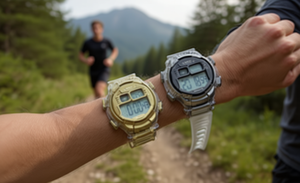 Orologio Digitale W-10 38mm Cassa Rotonda in Plastica Resistente all'Acqua Sportivo Unisex Colori Misti Cinturino 22cm con Chiusura a Fibbia - Product Image 2