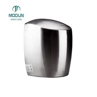 Sèche-mains électrique automatique à capteur pour toilettes, salles de bain, hôtels et usage domestique, en acier inoxydable 304