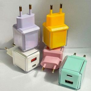 Wall Charge PD 20W Fast Charger Adapter <b>Usb</b> <b>Mini</b> <b>USB</b> C PD QC Wall Charger for Mobile Phone for Phone13 14 15 16 - Product Image 1