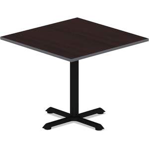 Alera ALETTSQ36CM 35,38 pouces W X 35,38 pouces Plateau de table carré réversible en stratifié cerisier/ébène de taille moyenne pour tables basses - Product Image 4