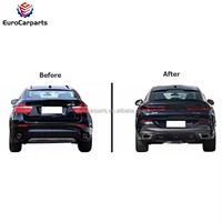 2008-2014Y BM X6 E71 Mise à niveau vers 24y G06 LCI M-Tech Style Car Auto Body Conversion Kit Parts Accessories Bumper for BMW X6